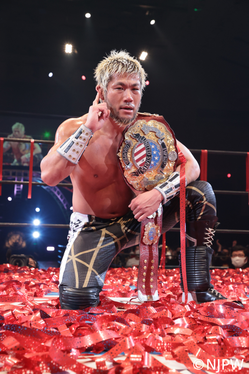 タナさん、リスペクトです」SANADAが棚橋弘至を破り新日本プロレス参戦後初のシングル王座戴冠！